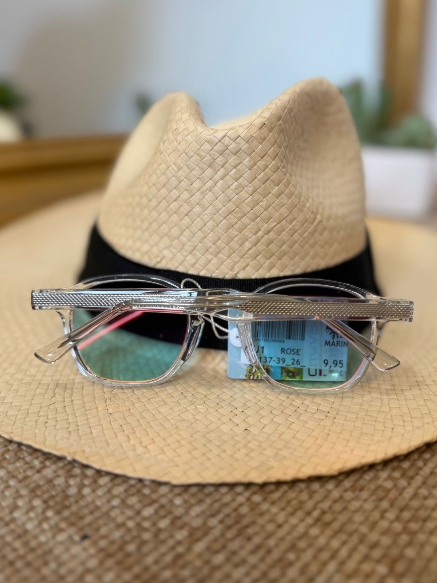 Lunettes de Soleil Transparentes Verres Roses Femme | Marina & Paloma