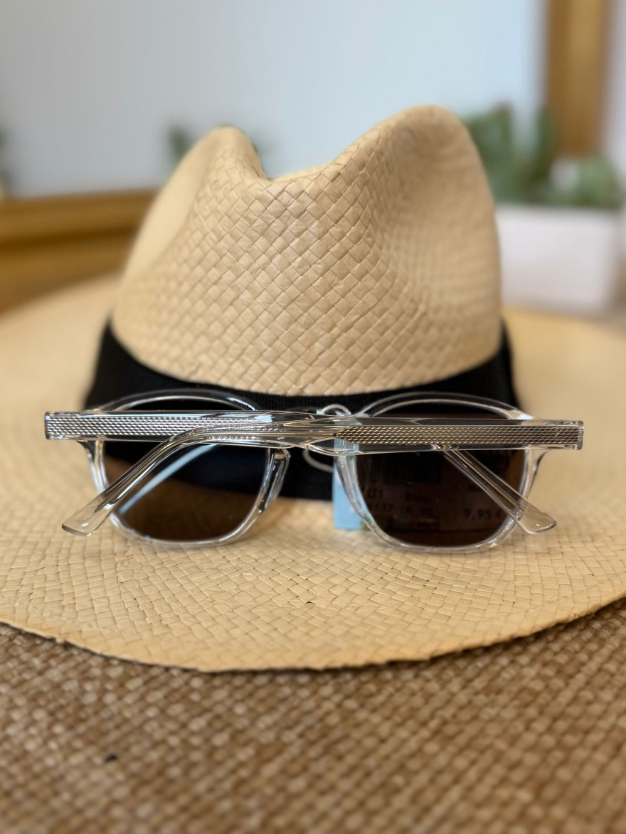 Lunettes de Soleil Transparentes Verres Bleus Femme | Marina & Paloma