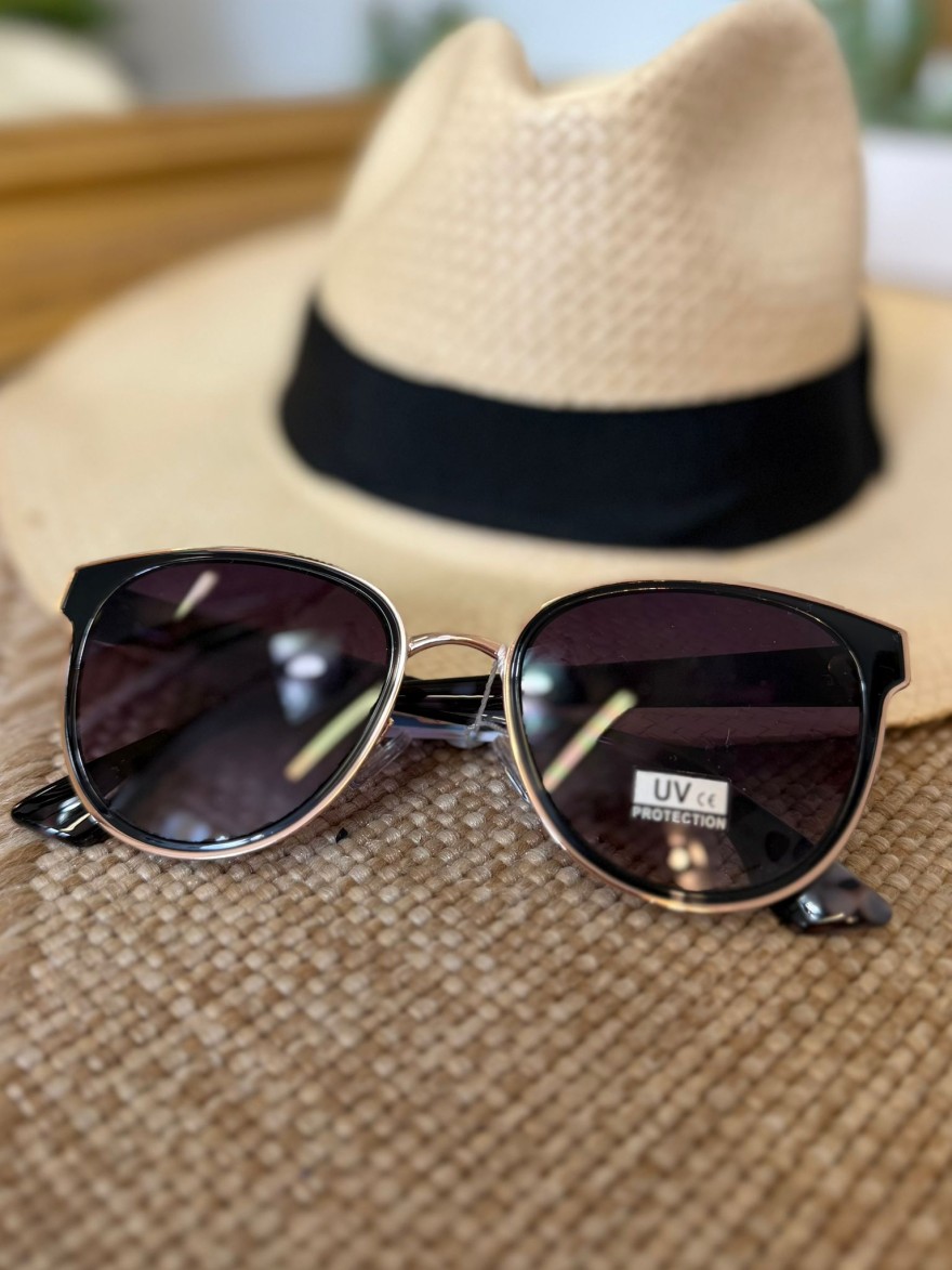 Lunettes de Soleil Noires Femme Chic & Élégantes | Marina & Paloma