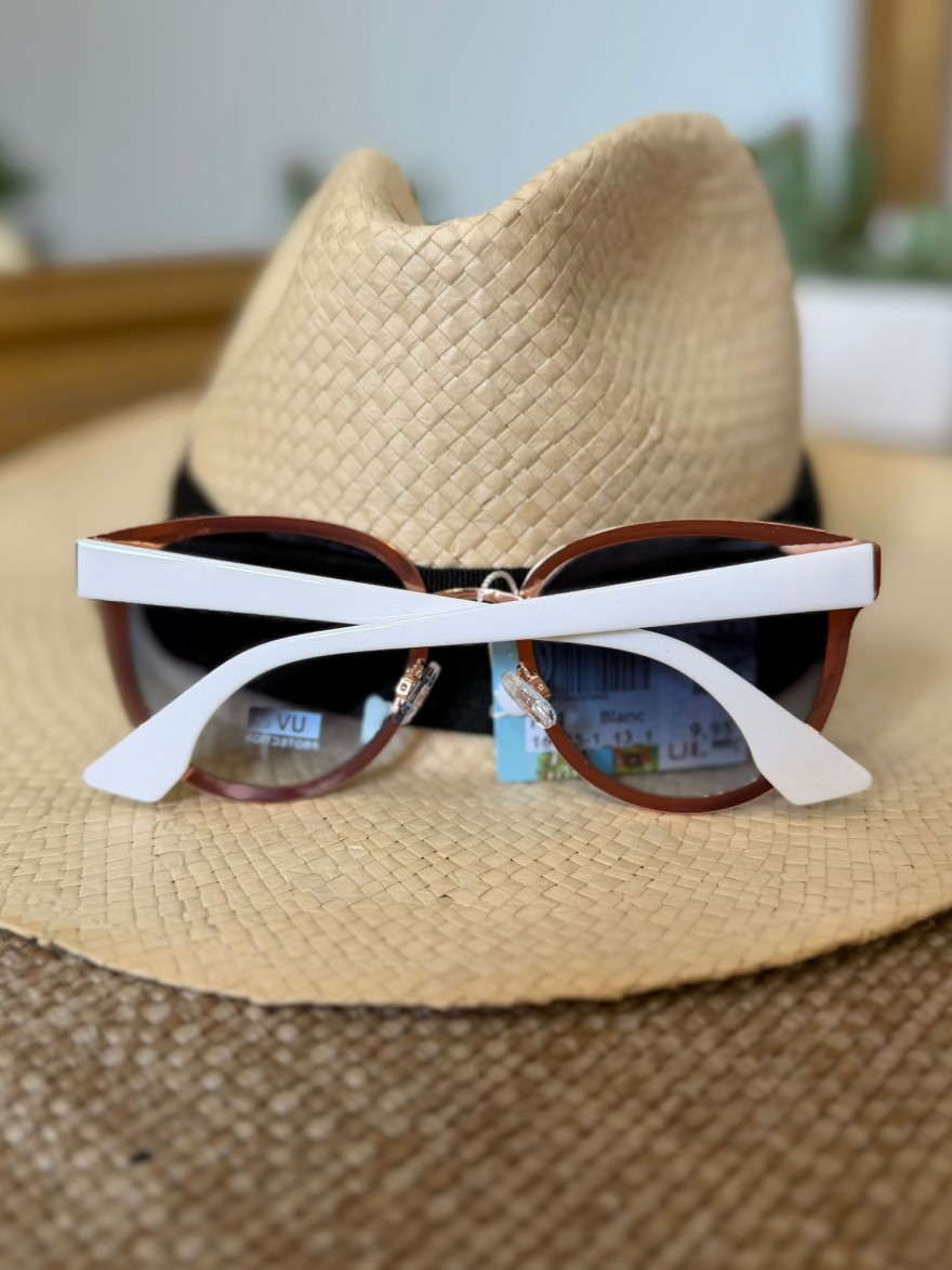 Lunettes de Soleil Blanches Femme Chic & Tendance | Marina & Paloma