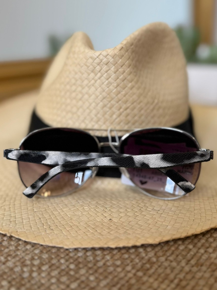 Lunettes de Soleil Aviateur Femme Argentées | Marina & Paloma