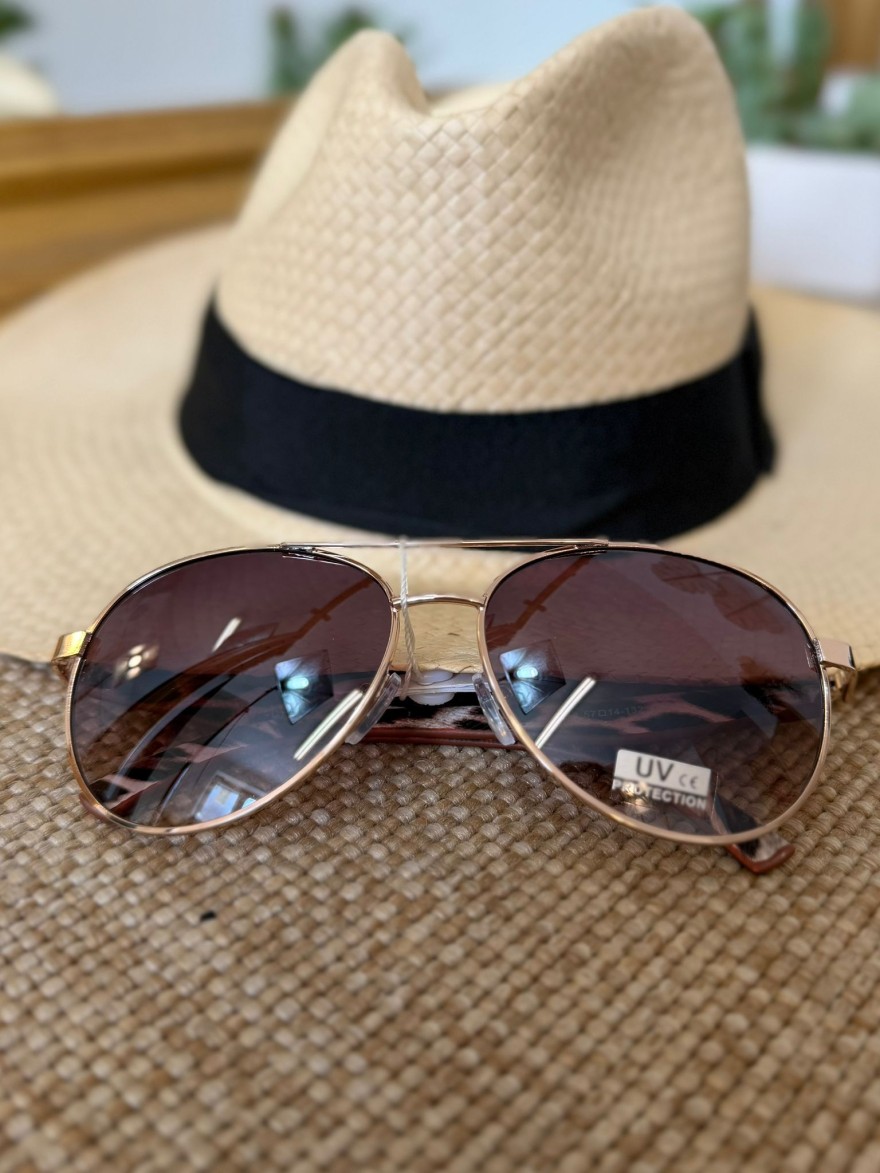 Lunettes de Soleil Aviateur Léopard Femme Tendance | Marina & Paloma
