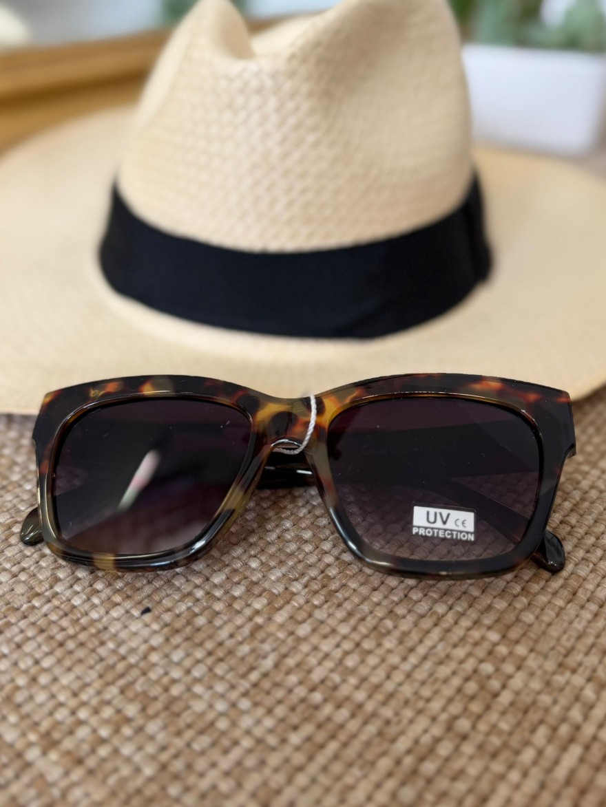 Lunettes de Soleil Léopard Femme Carrées Tendance | Marina & Paloma