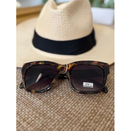 Lunettes de Soleil Léopard Femme Carrées Tendance | Marina & Paloma