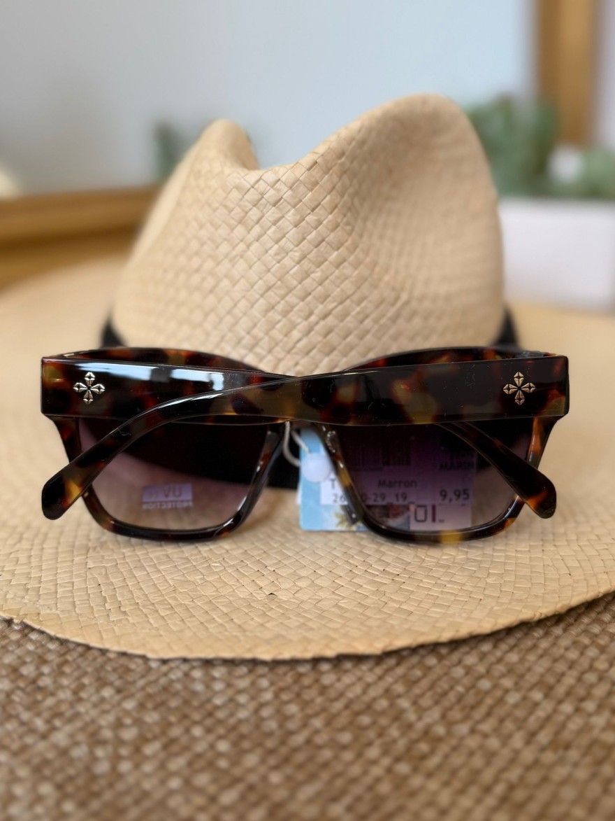 Lunettes de Soleil Léopard Femme Carrées Tendance | Marina & Paloma