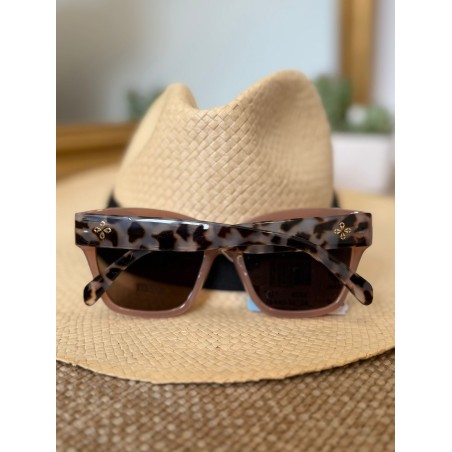 Lunettes de Soleil Carrées Camel Femme Tendance | Marina & Paloma