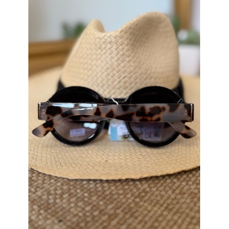 Lunettes de Soleil Rondes Noires Femme Bohème Chic | Marina & Paloma