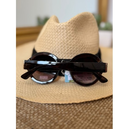 Lunettes de Soleil Rondes Noires Femme Vintage | Marina & Paloma