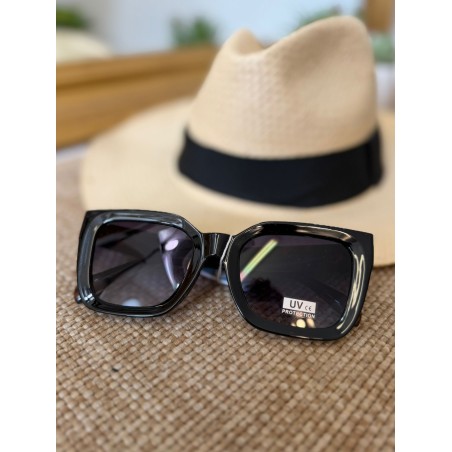 Lunettes de Soleil Carrées Noires Femme Tendance | Marina & Paloma