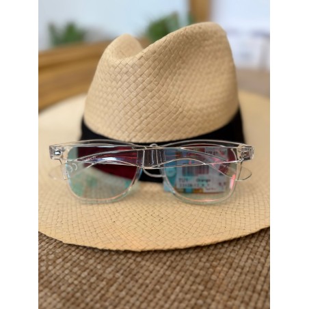 Lunettes de Soleil Transparentes Effet Miroir Femme | Marina & Paloma