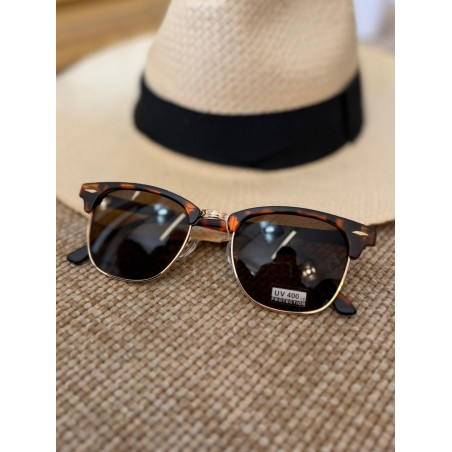 Lunettes de Soleil Écailles Marron Femme | Marina & Paloma