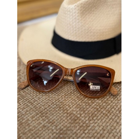 Lunettes de Soleil Caramel Femme Vintage | Marina & Paloma