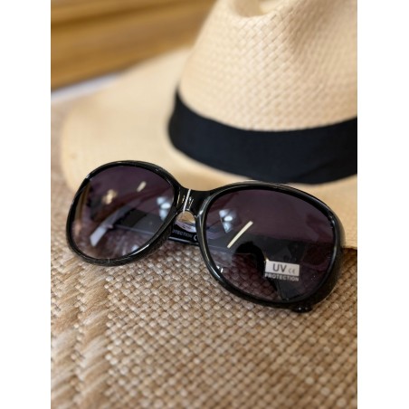 Lunettes de Soleil Rondes Noires Femme Vintage | Marina & Paloma
