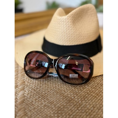 Lunettes de Soleil Rondes Écaille Femme Vintage | Marina & Paloma