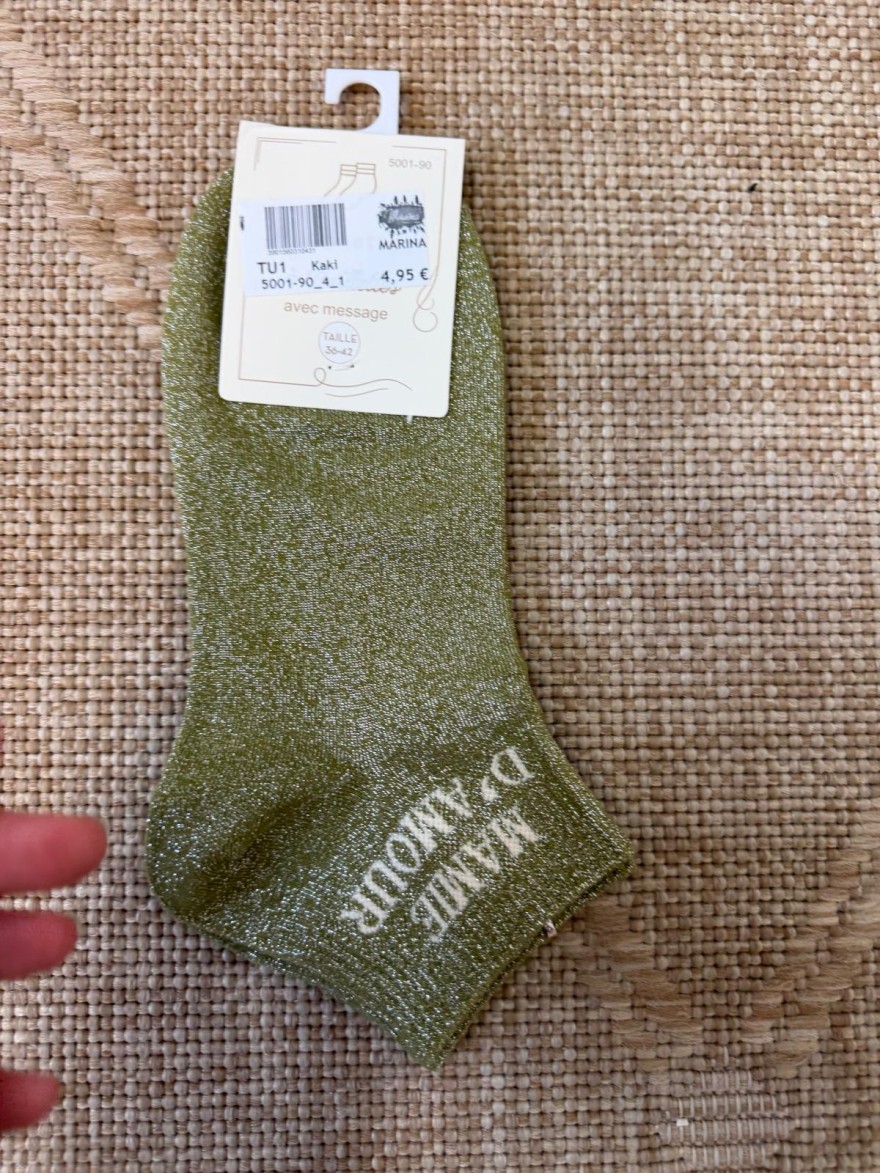 Chaussettes Pailletées Femme Colorées | Marina & Paloma
