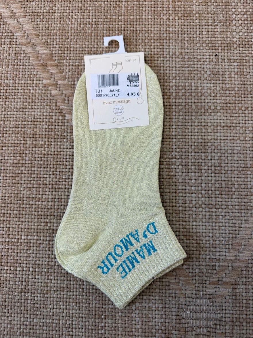 Chaussettes Pailletées Femme Colorées | Marina & Paloma