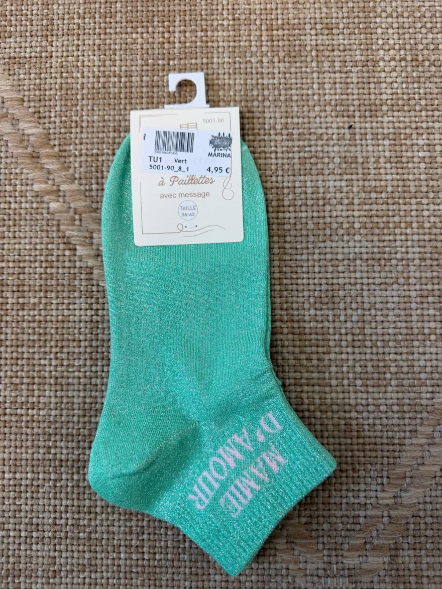 Chaussettes Pailletées Femme Colorées | Marina & Paloma