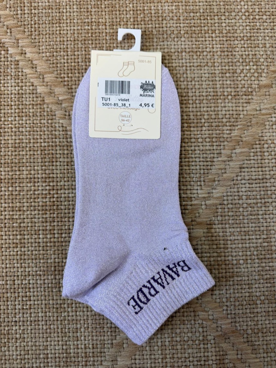 Chaussettes Pailletées “Bavarde” Femme Colorées | Marina & Paloma