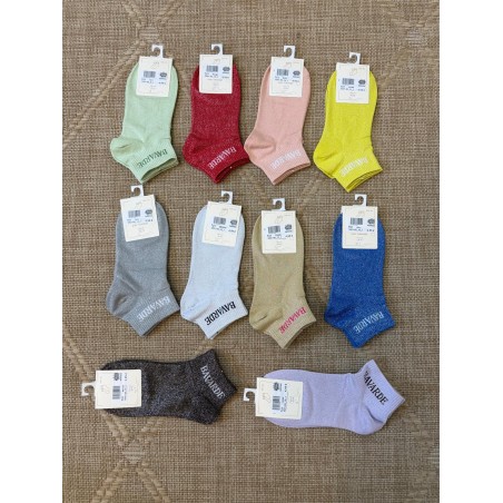Chaussettes Pailletées “Bavarde” Femme Colorées | Marina & Paloma