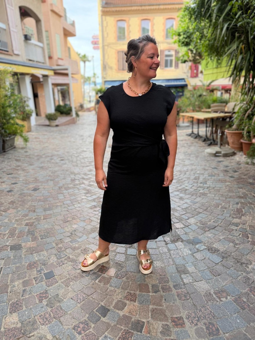 Robe Longue Grande Taille à Nouer Maëlle | Marina & Paloma