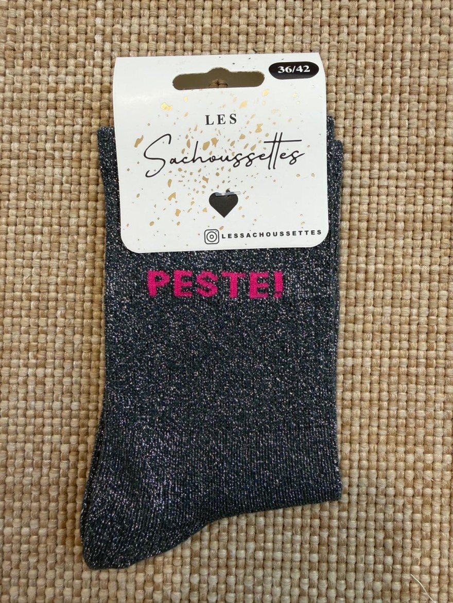 Chaussettes à Paillettes Peste! Femme Fantaisie | Marina & Paloma