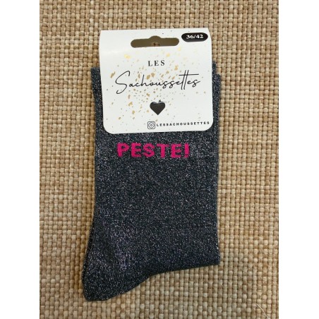 Chaussettes à Paillettes Peste! Femme Fantaisie | Marina & Paloma