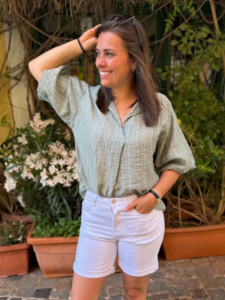 Short Blanc Long Nina Carter Confort Été | Marina & Paloma Femme