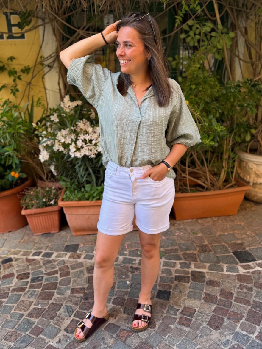 Short Blanc Long Nina Carter Confort Été | Marina & Paloma Femme