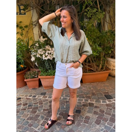 Short Blanc Long Nina Carter Confort Été | Marina & Paloma Femme