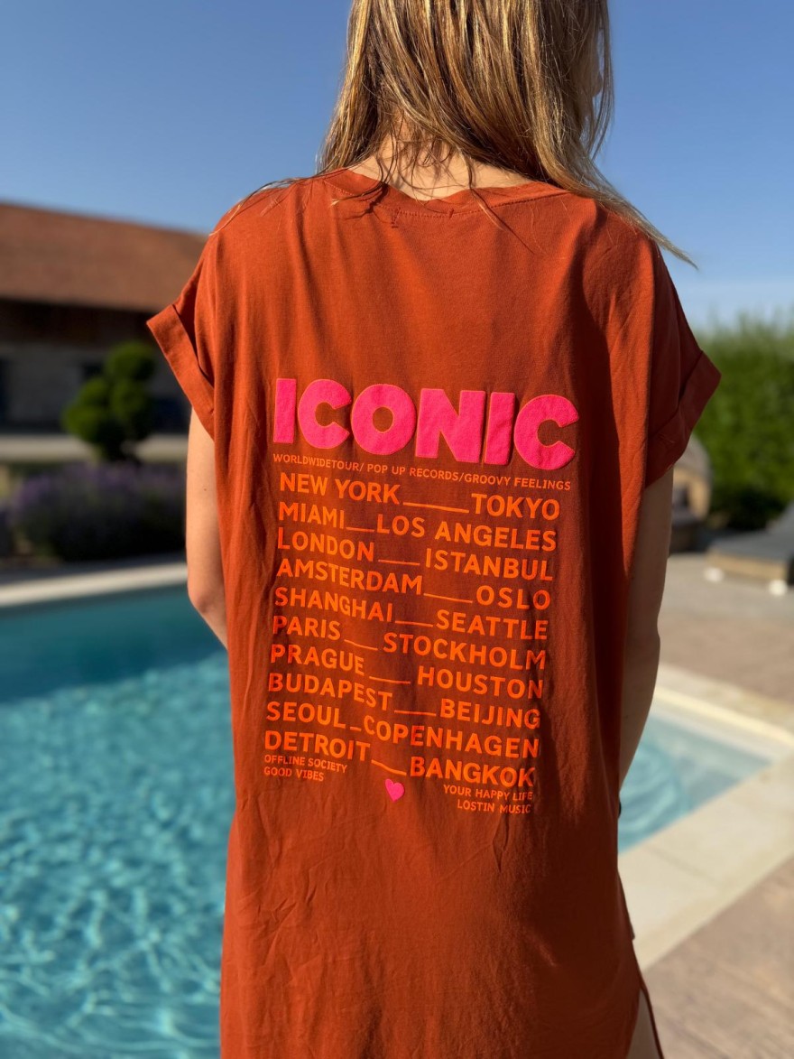 Robe Longue Droite Iconic Fluo Vivichy Made in Italie | Marina & Paloma