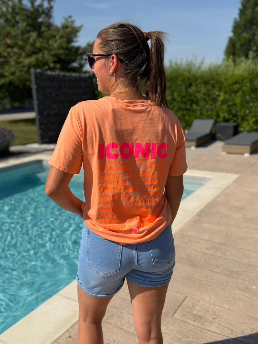 Tee Shirt Écrit Iconic Fluo Vivichy Made in Italie | Marina & Paloma