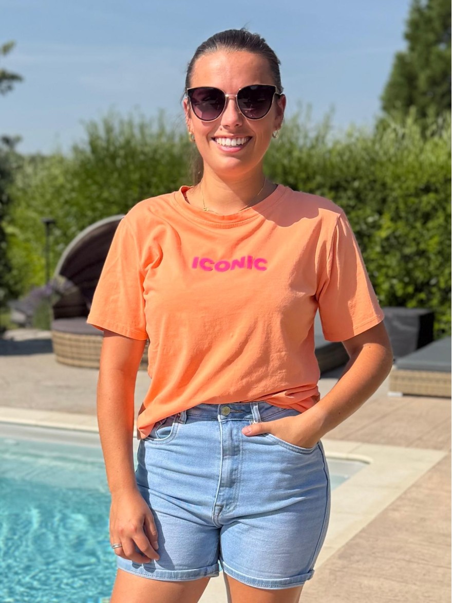 Tee Shirt Écrit Iconic Fluo Vivichy Made in Italie | Marina & Paloma