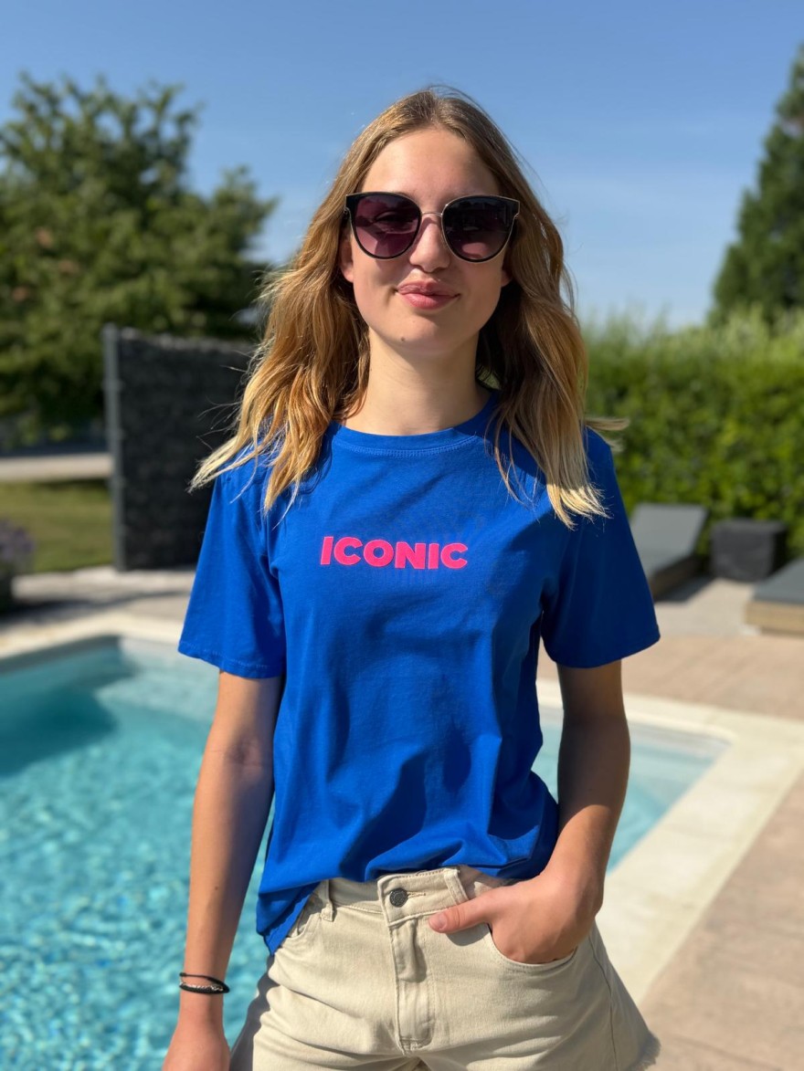 Tee Shirt Écrit Iconic Fluo Vivichy Made in Italie | Marina & Paloma