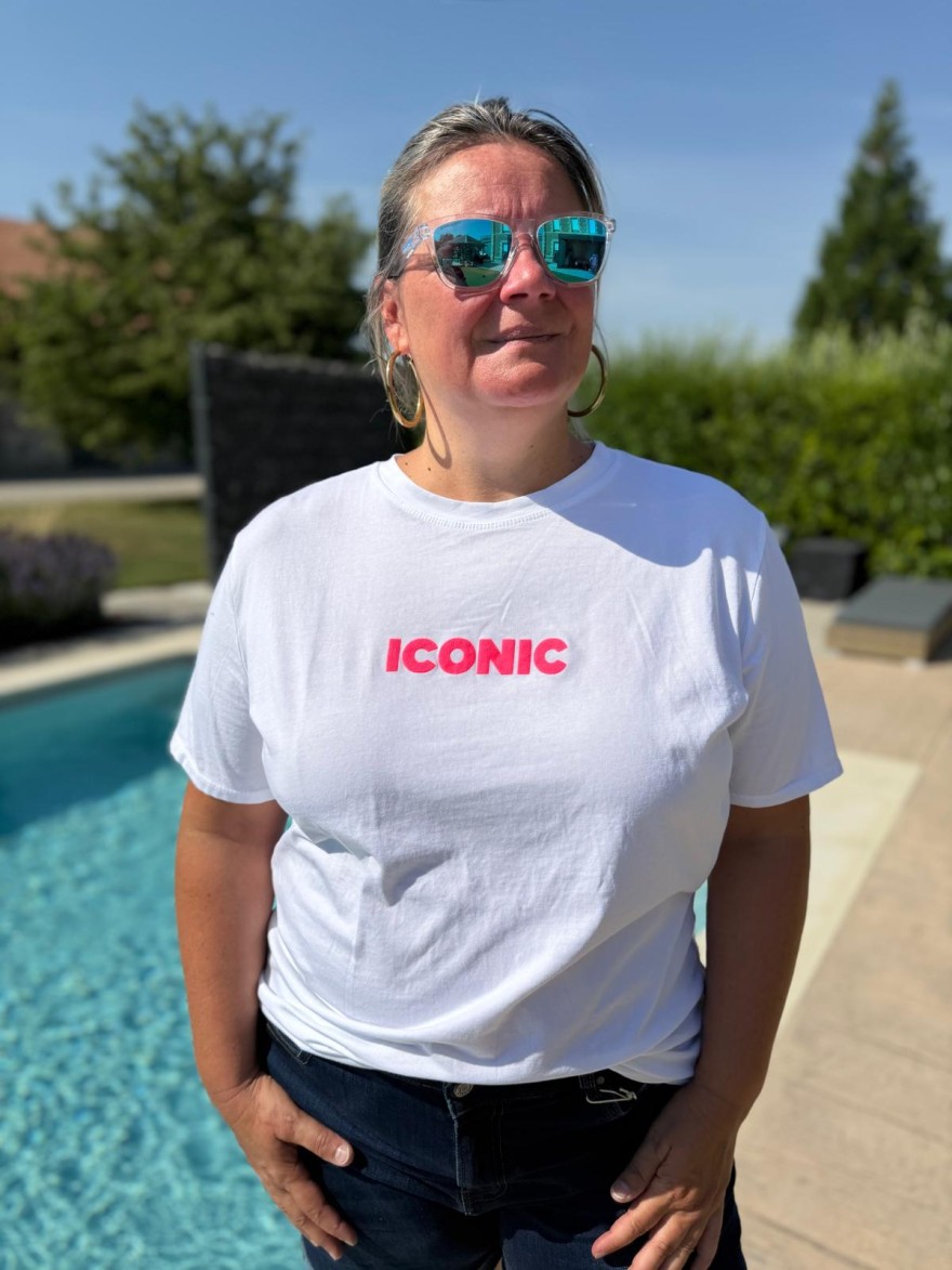 Tee Shirt Iconic Fluo Vivichy Grande Taille Made in Italie | Marina & Paloma