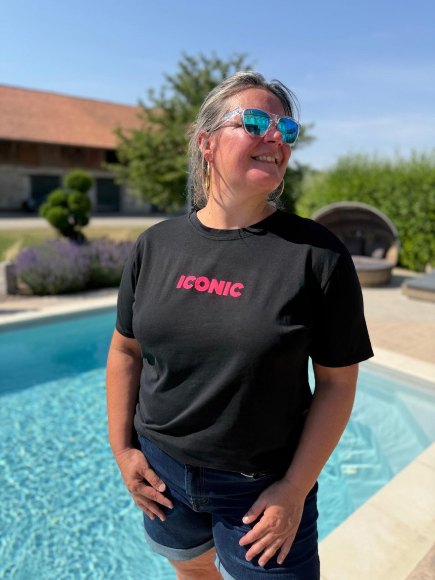 Tee Shirt Iconic Fluo Vivichy Grande Taille Made in Italie | Marina & Paloma