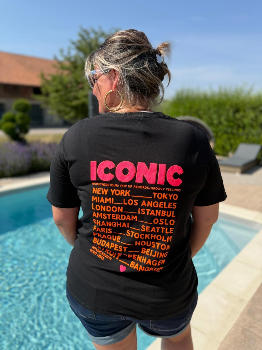 Tee Shirt Iconic Fluo Vivichy Grande Taille Made in Italie | Marina & Paloma