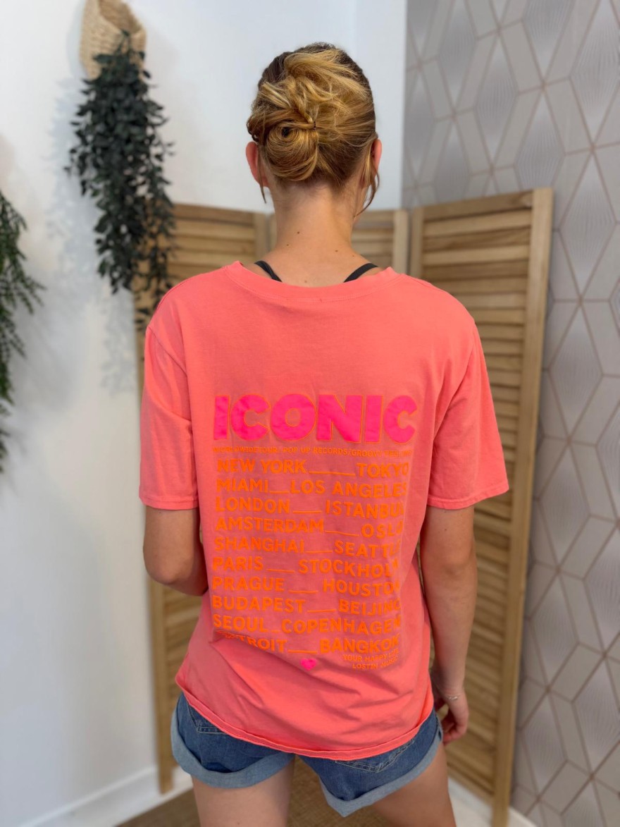 Tee Shirt Écrit Iconic Fluo Vivichy Made in Italie | Marina & Paloma