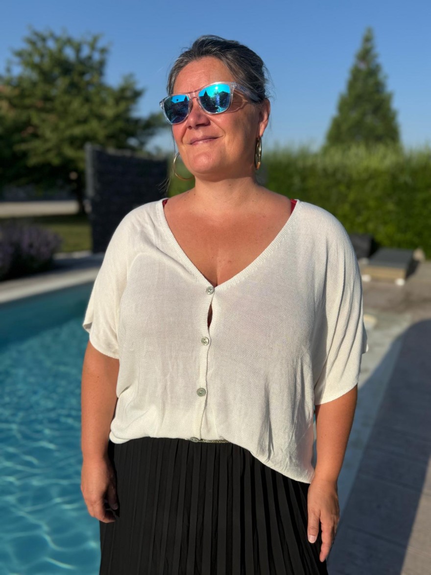 Jupe Longue Grande Taille Plissée Mily élégante et confortable | Marina & Paloma