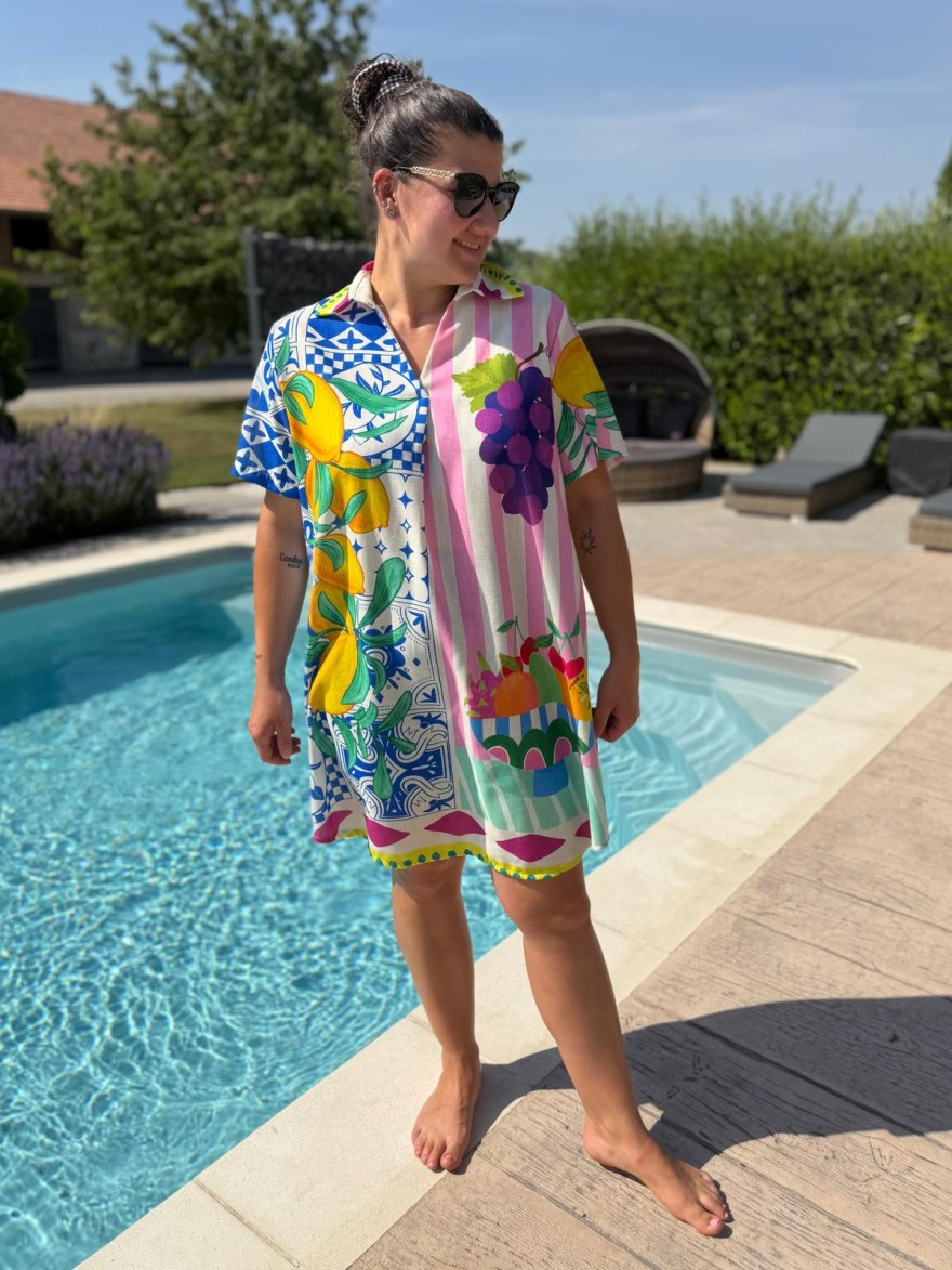 Robe Été Colorée Luizacco Made in Italy | Marina & Paloma