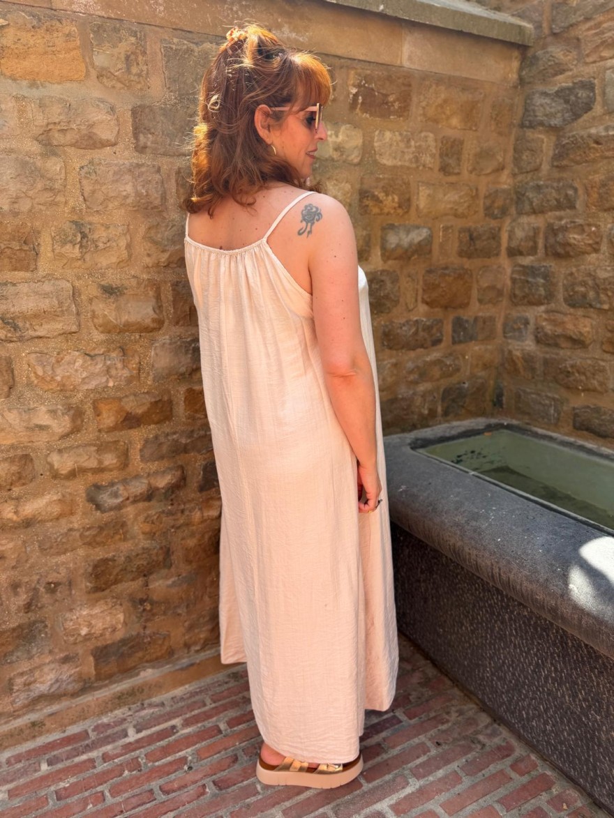 Robe Longue à Bretelles Fluide Femme Camillia | Marina & Paloma