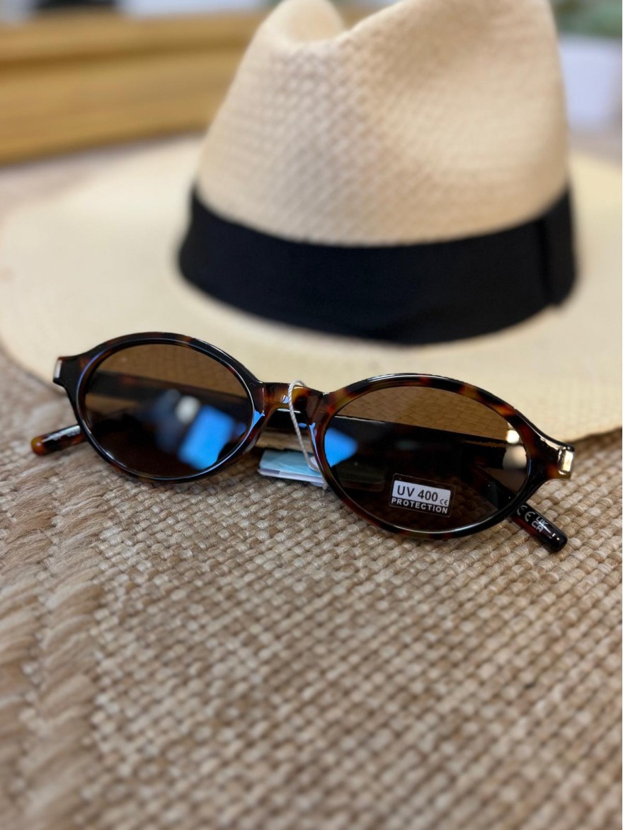 Lunettes de Soleil Ovales Écaille Femme Vintage | Marina & Paloma