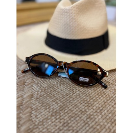 Lunettes de Soleil Ovales Écaille Femme Vintage | Marina & Paloma