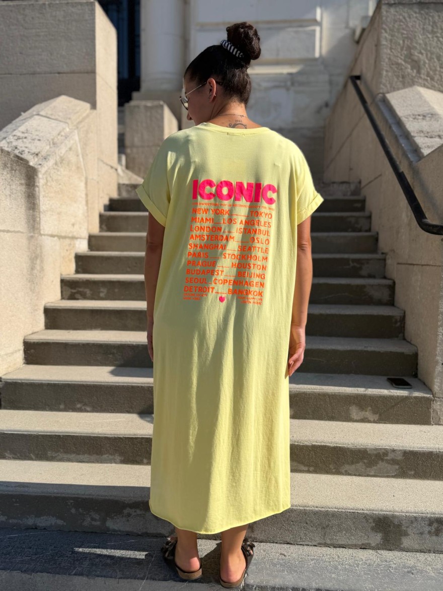 Robe Longue Grande Taille Iconic Fluo Vivichy Made in Italie | Marina & Paloma