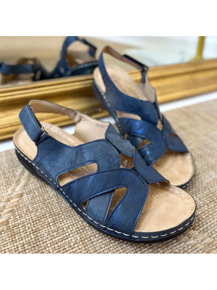 Nu-Pieds Confortables Bleu Marine Femme à Petit Prix | Marina & Paloma