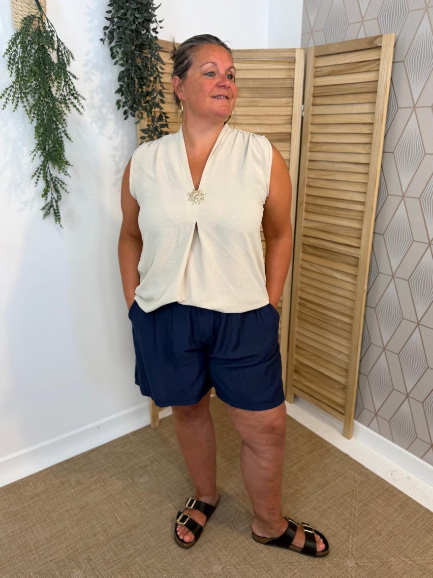 Débardeur Léger Petit Prix Fluide Femme Col V | Marina & Paloma