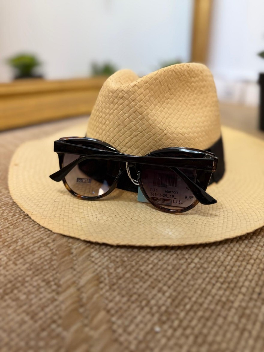 Lunettes de Soleil Écaille Marron Femme | Marina & Paloma