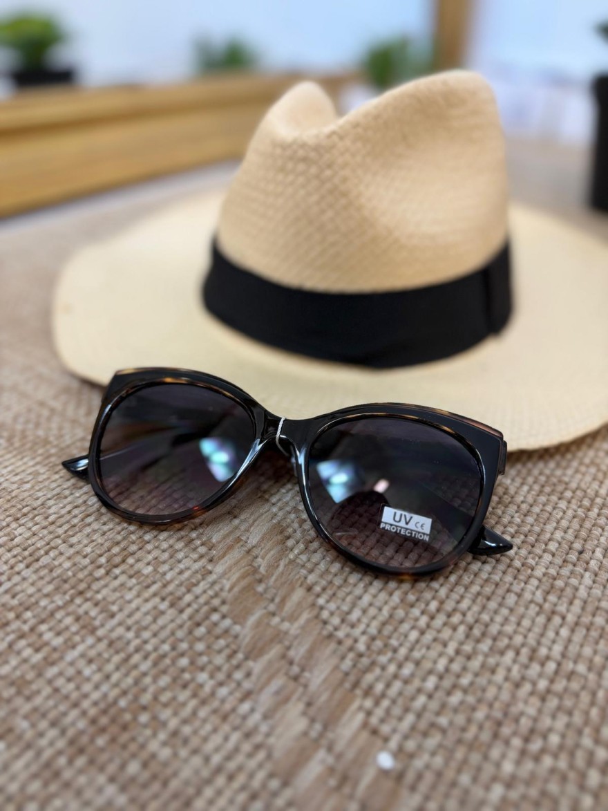 Lunettes de Soleil Écaille Marron Femme | Marina & Paloma