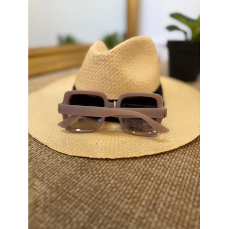 Lunettes de Soleil Carrées Chocolat Femme | Marina & Paloma