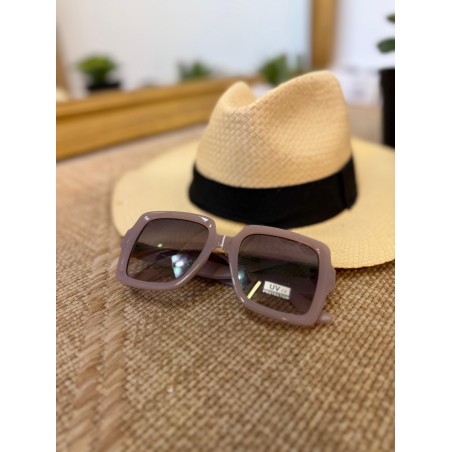 Lunettes de Soleil Carrées Chocolat Femme | Marina & Paloma