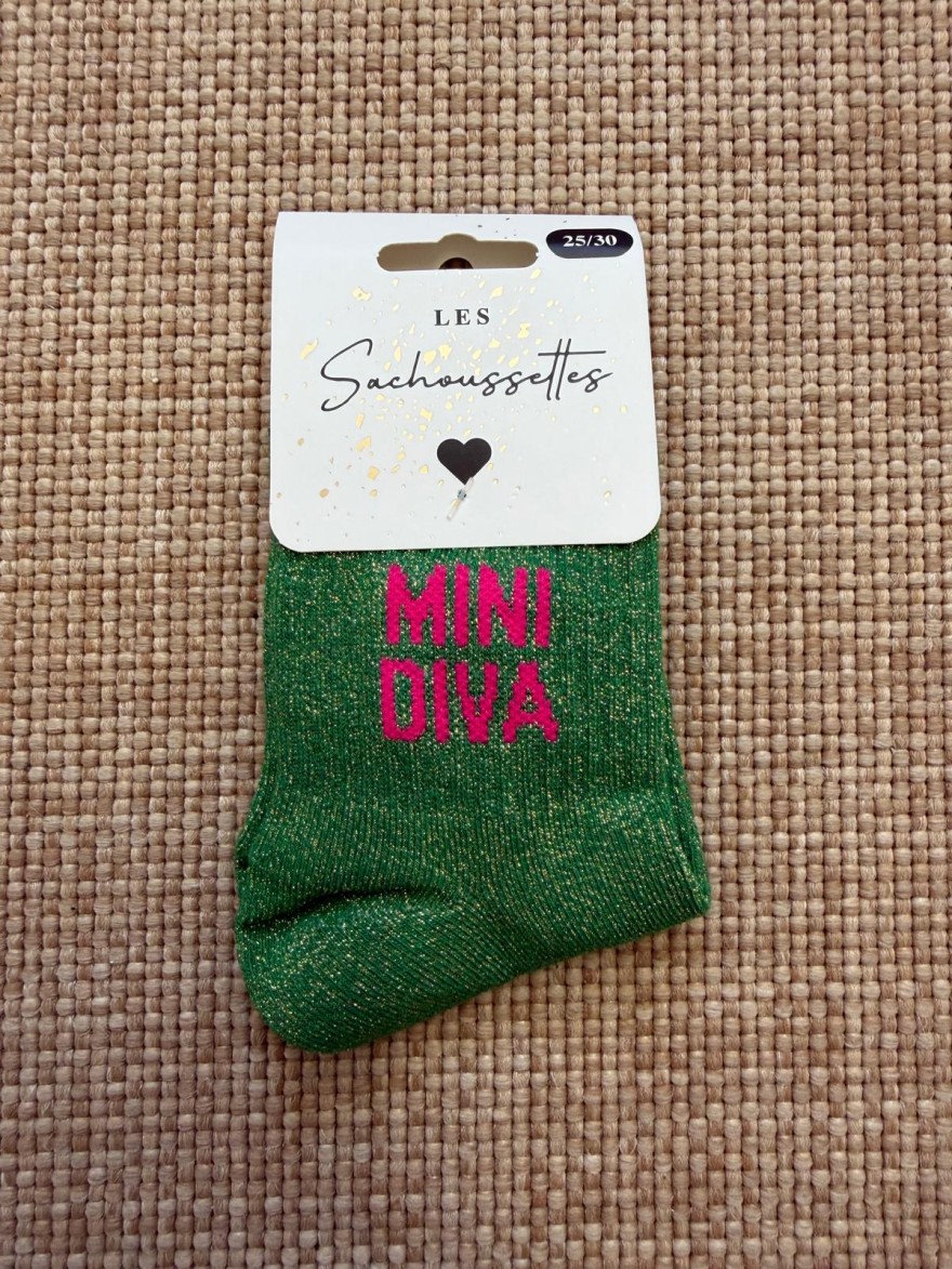Chaussettes Mini Diva Enfant à Paillettes | Les Sacachaussettes | Marina & Paloma